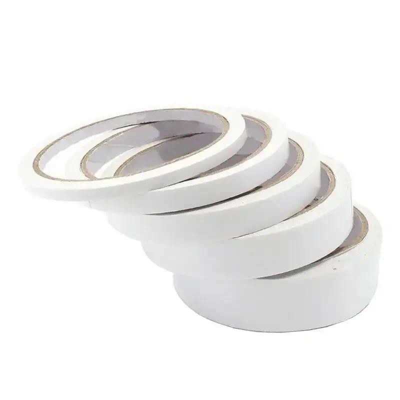 

2 Rolls 5-20mm Double Sided Adhesive Sticky Tape for Home Crafts Photography Scrapbook Paper Card Making Gift Wrapping DIY Arts