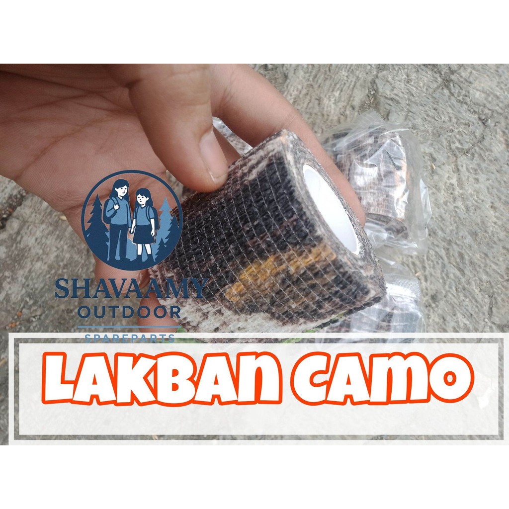 

Lakban kain Camo ukuran 5mtr