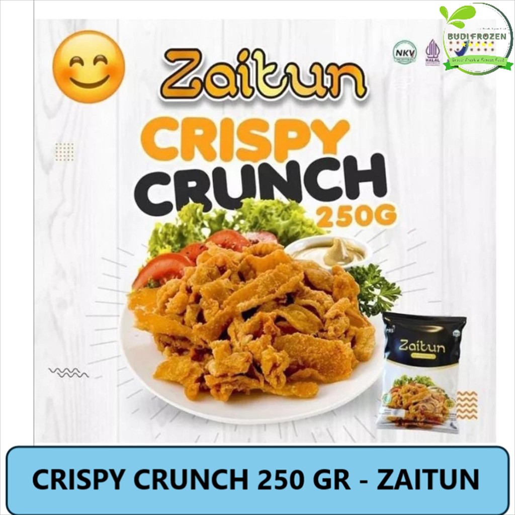 

CRISPY CRUNCH ZAITUN / KULIT AYAM KRISPY ZAITUN