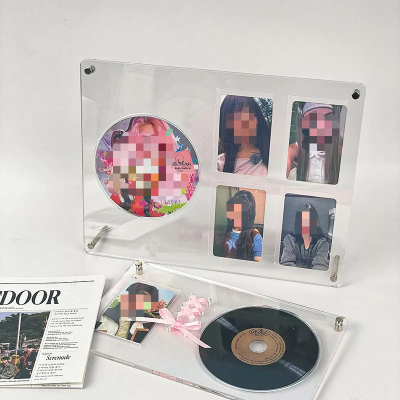 

Cd Picture Frame Acrylic Photo Frame Kpop Photocard Holder Interior Frame Idol Card Display Stand Kpop Room Decor 인테리어액자