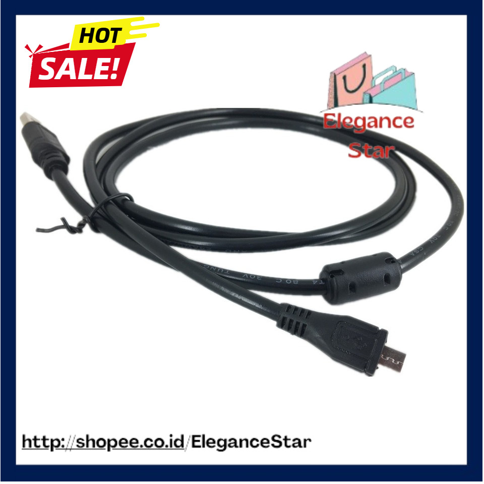 Camera USB PC Data Cable replace UC-E21 UC-E20 IFC-600PCU for Nikon D3400 D3500 P900 AW130 Sony A7 A