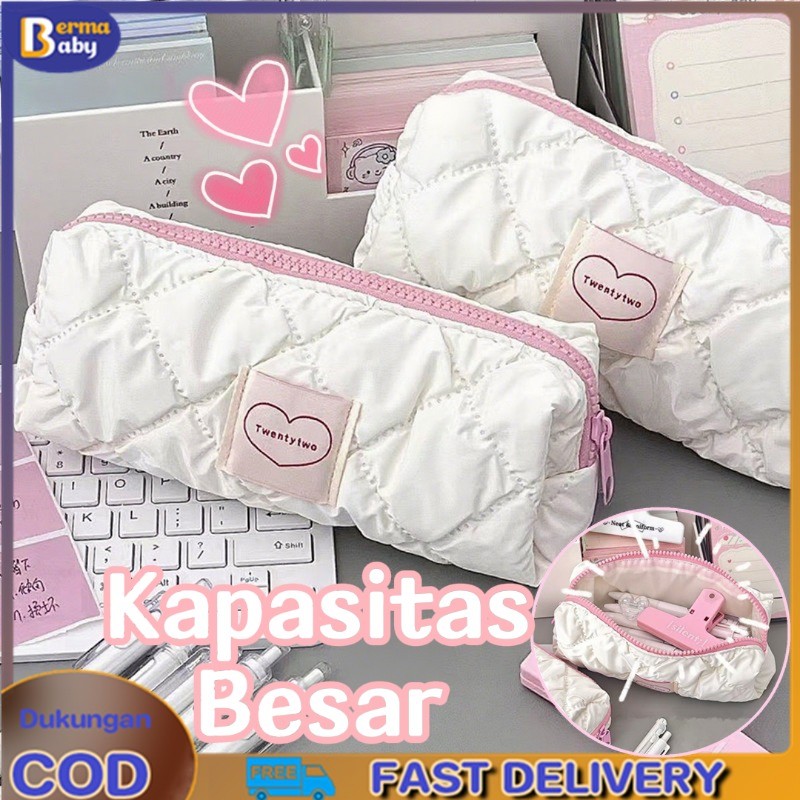 

Kotak Pensil Kapasitas Besar Lucu / Tas Kosmetik Multifungsi / Aesthetic Tempat Pensil Sekolah Kerja Kuliah / Pen Bag Stationery Box