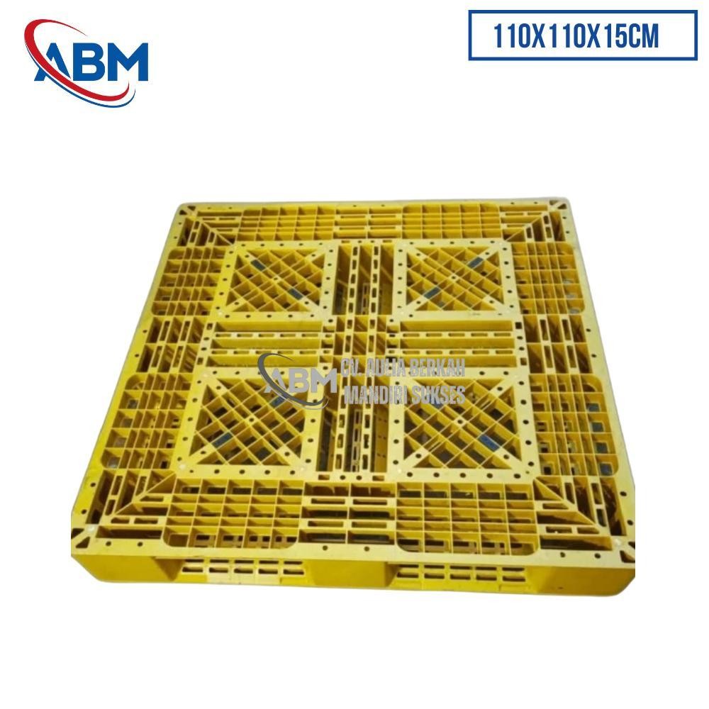 

Pallet Plastik Ukuran 110x110x15 cm - ABMAS77 - Kuning