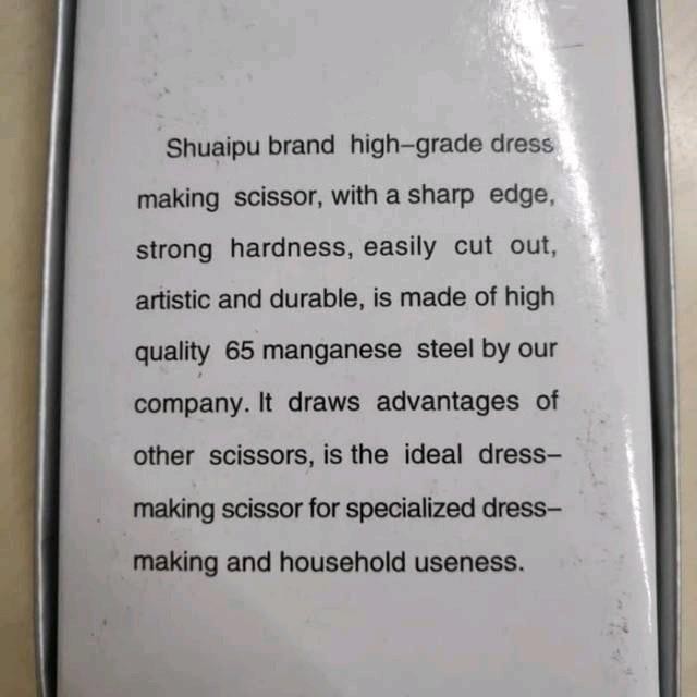 

Gunting SHUAIFU 9" 230mm Pegangan Lapisan Karet HItam - -, -