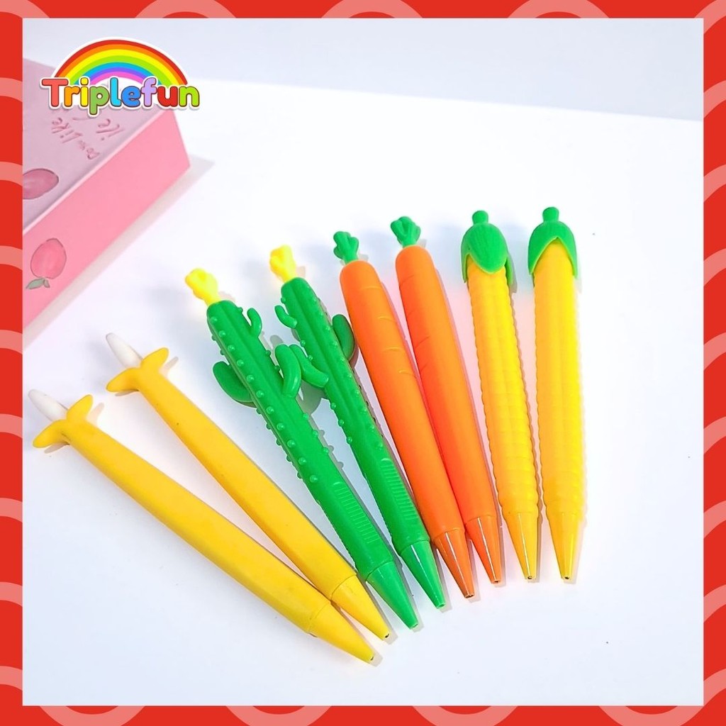 

Pensil Mekanik Jagung Kaktus Wortel Pisang Banana Carrot Cactus Bisa Direfill