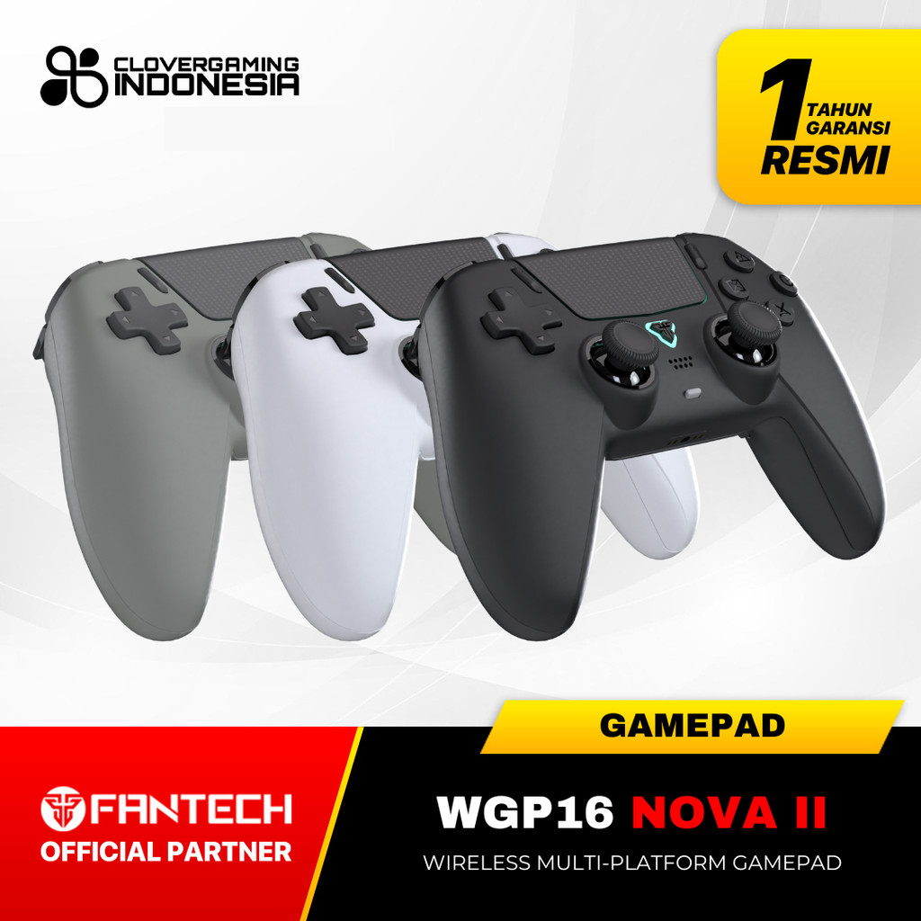 Fantech WGP16 WGP-16 Nova II Wireless Bluetooth Gamepad Multi Platform Hall Effect Analog & Trigger 