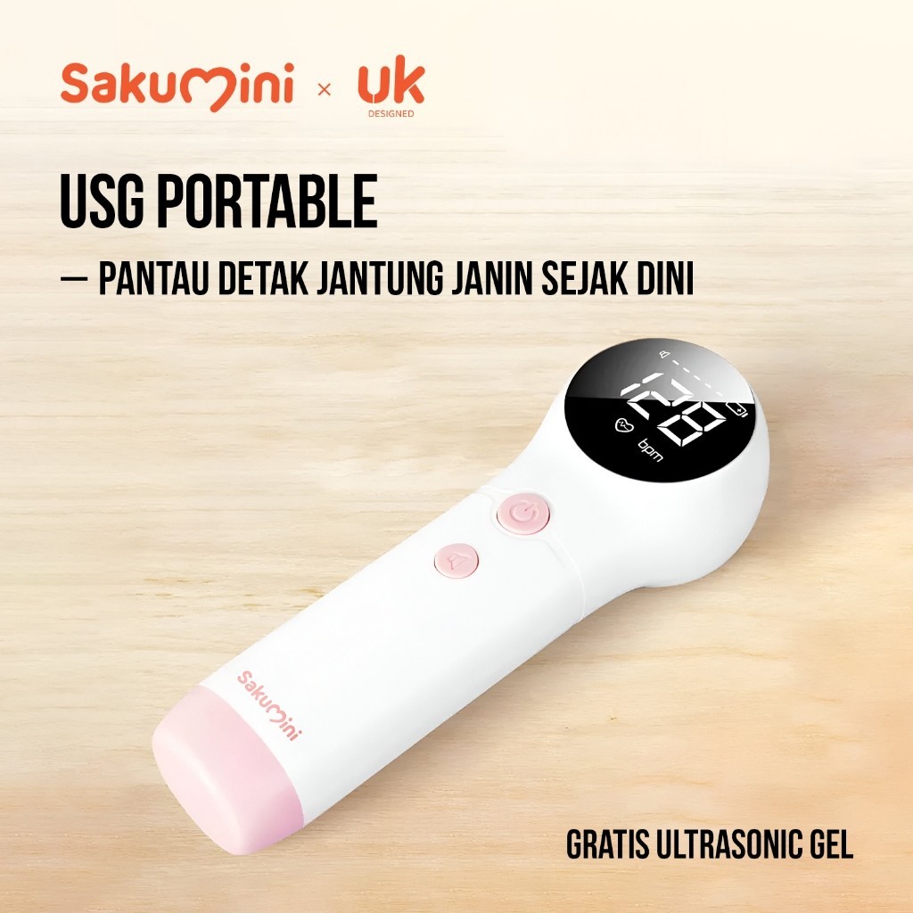 Sakumini Alat Pendeteksi Jantung Janin USG Portable