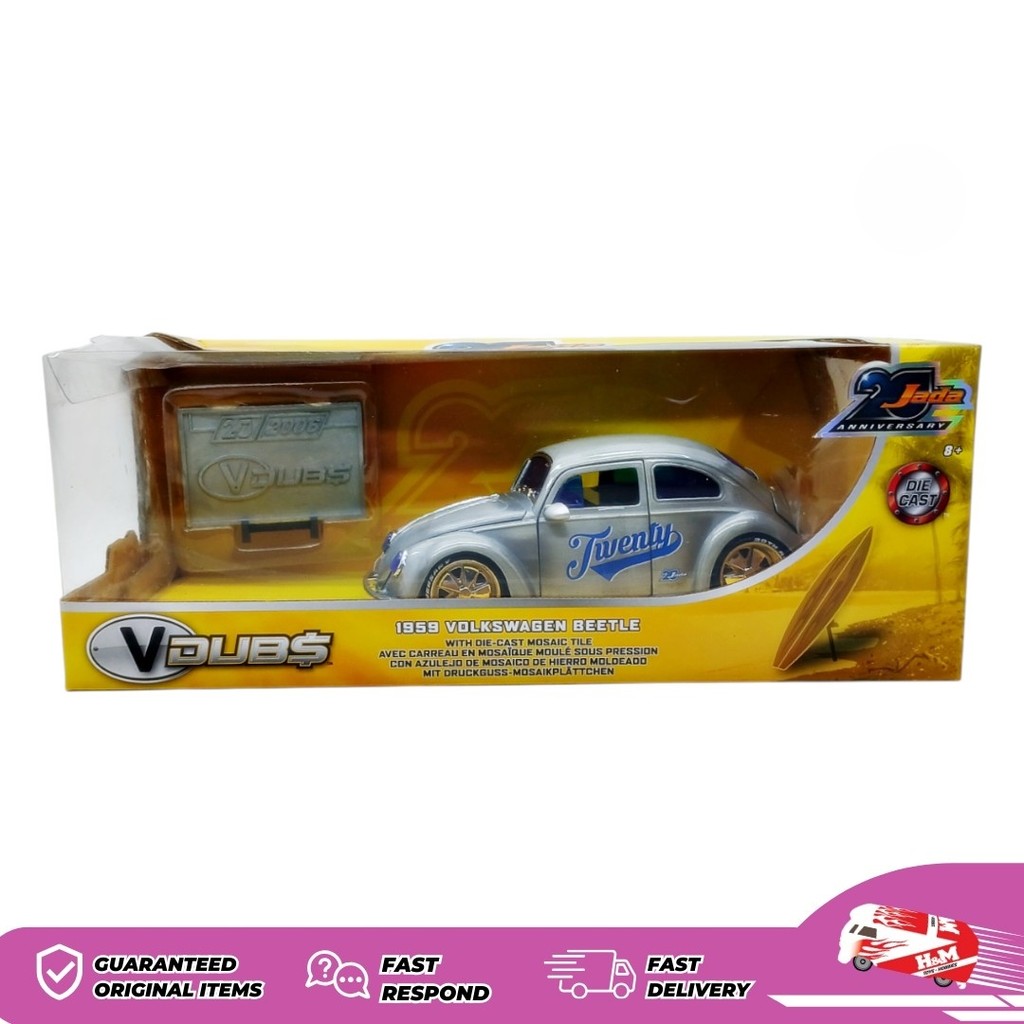 Jada BigTime Muscle 1/24 1959 Volkswagen Beetle