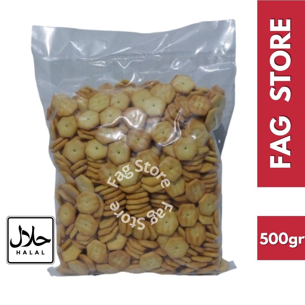 

Kue Kering BnB Jadul Crackers Gurih Asin 500gr