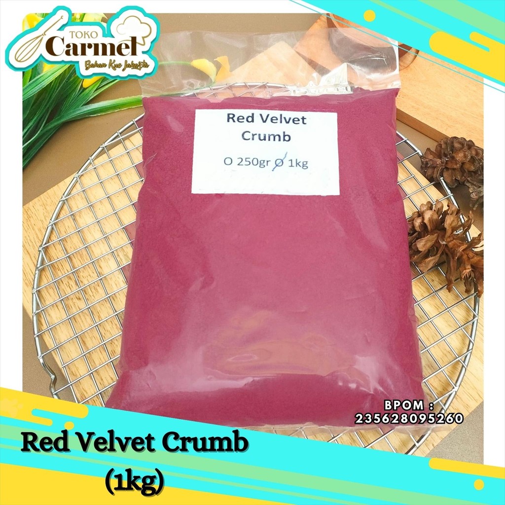 

Biskuit Crumb Red Velvet 1kg Remahan