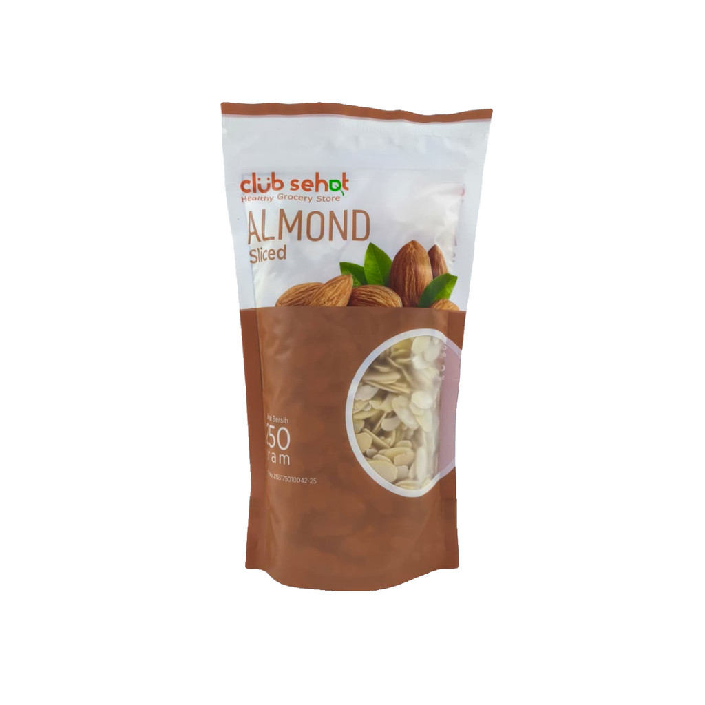 

Club Sehat Almond Sliced 250Gr Almond Mentah Iris