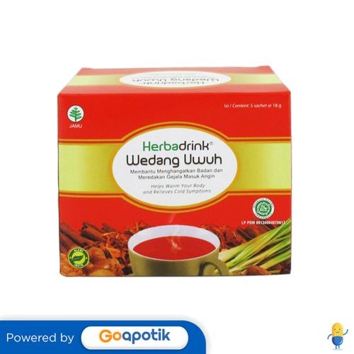 

Herbadrink Wedang Uwuh 18 Gram Box 5 Sachet