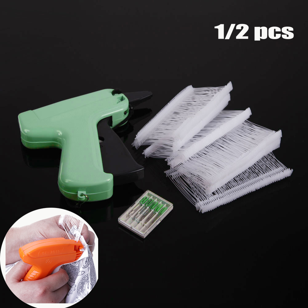 

Clothes Label Garment Price Tagging Tag Gun+5 Needles +1000 Barbs Labeller Machine Sewing TCraft Tools 1Set