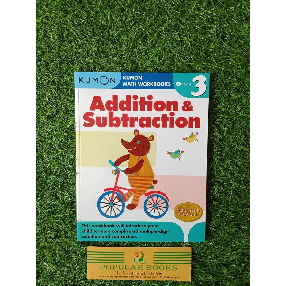 

Kumon Workbooks for Grade 3 Series - Addition & Sub