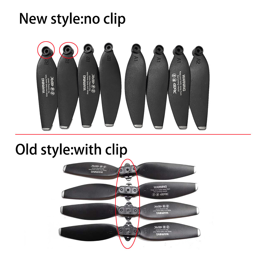 F8 Propeller Blades Props for 4DRC F9 4D-F8 Fast Mini Brushless Engine Rc Drone Quadcopter Spare Par