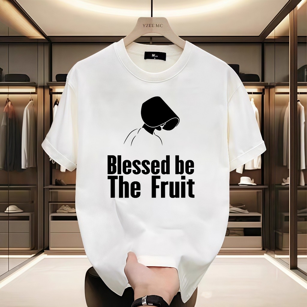 Pakaian Lelaki The Handmaids Tale Berbahagialah Siri TV Buah Tshirt Lembut bernapas Eurovision top T