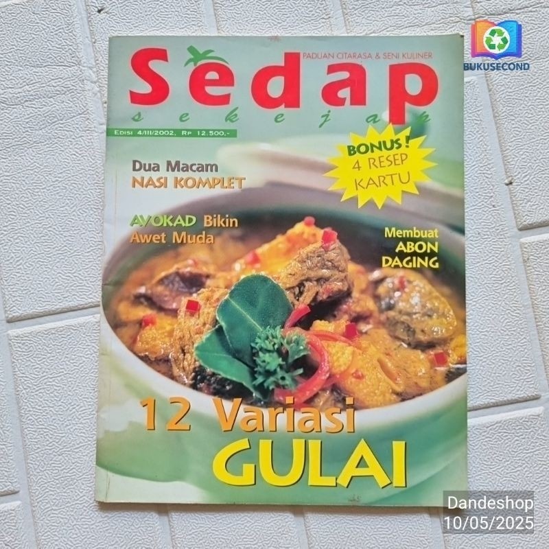(BEKAS) Sedap Sekejap - Majalah Resep Masakan ()