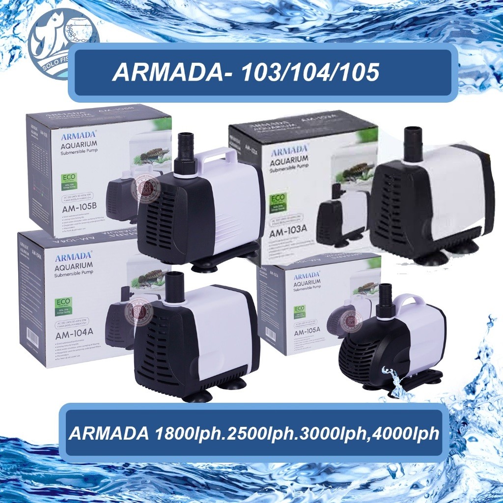 Tekira.store POMPA AQUARIUM ARMADA 103 / 104 / 105  POWER HEAD ARMADA