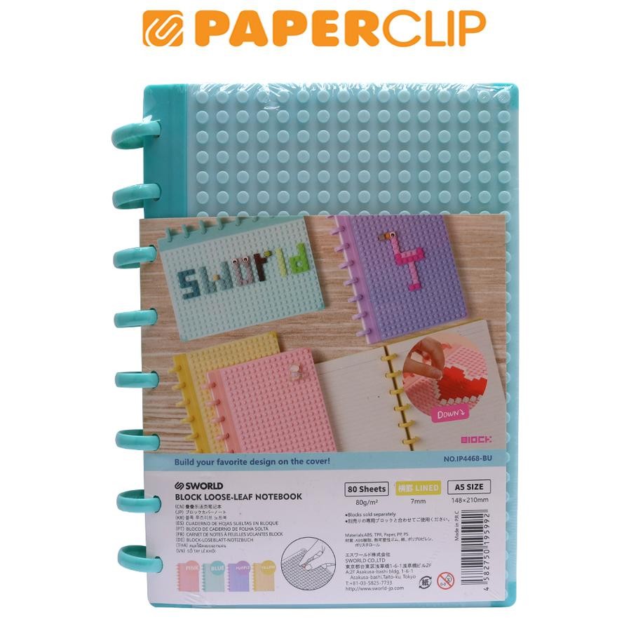 

NOTEBOOK A5 DIY BLOCK SWORLD IP4468 BLUE