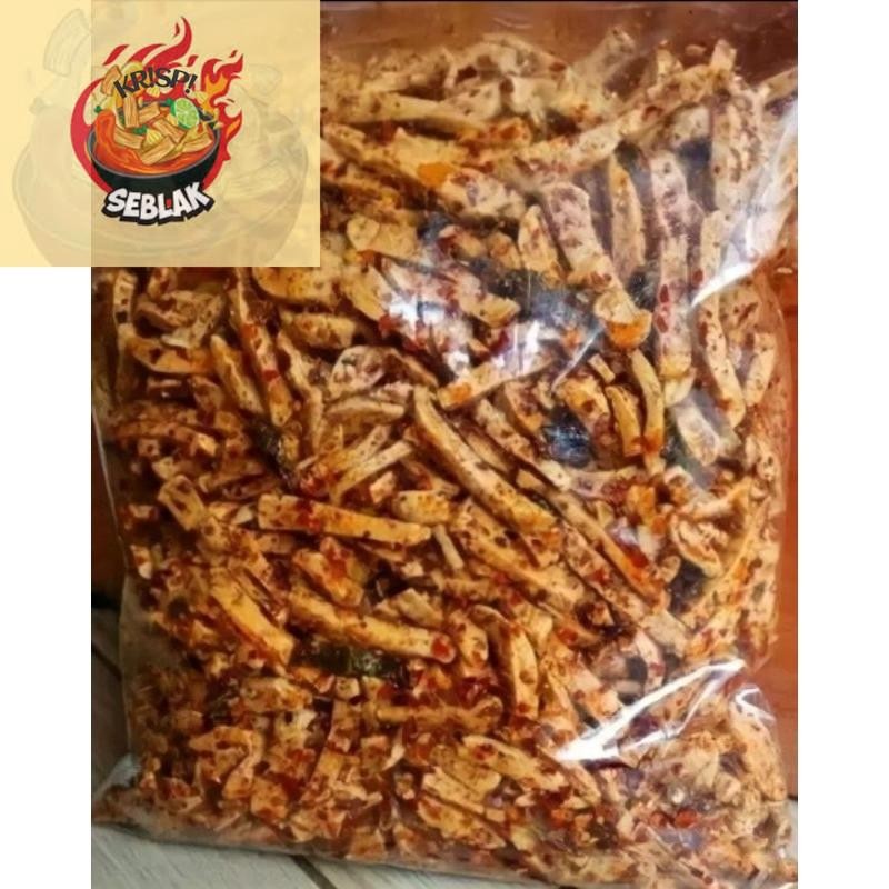 

Seblak krispi Basreng pedas Daun Jeruk isi 1kg Seblak