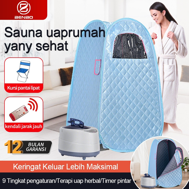 BENBO Sauna Uap Lipat / Sauna Uap Rumah Tangga /Mesin Sauna Uap Portable/Sauna Portable Spa/ Alat Sa