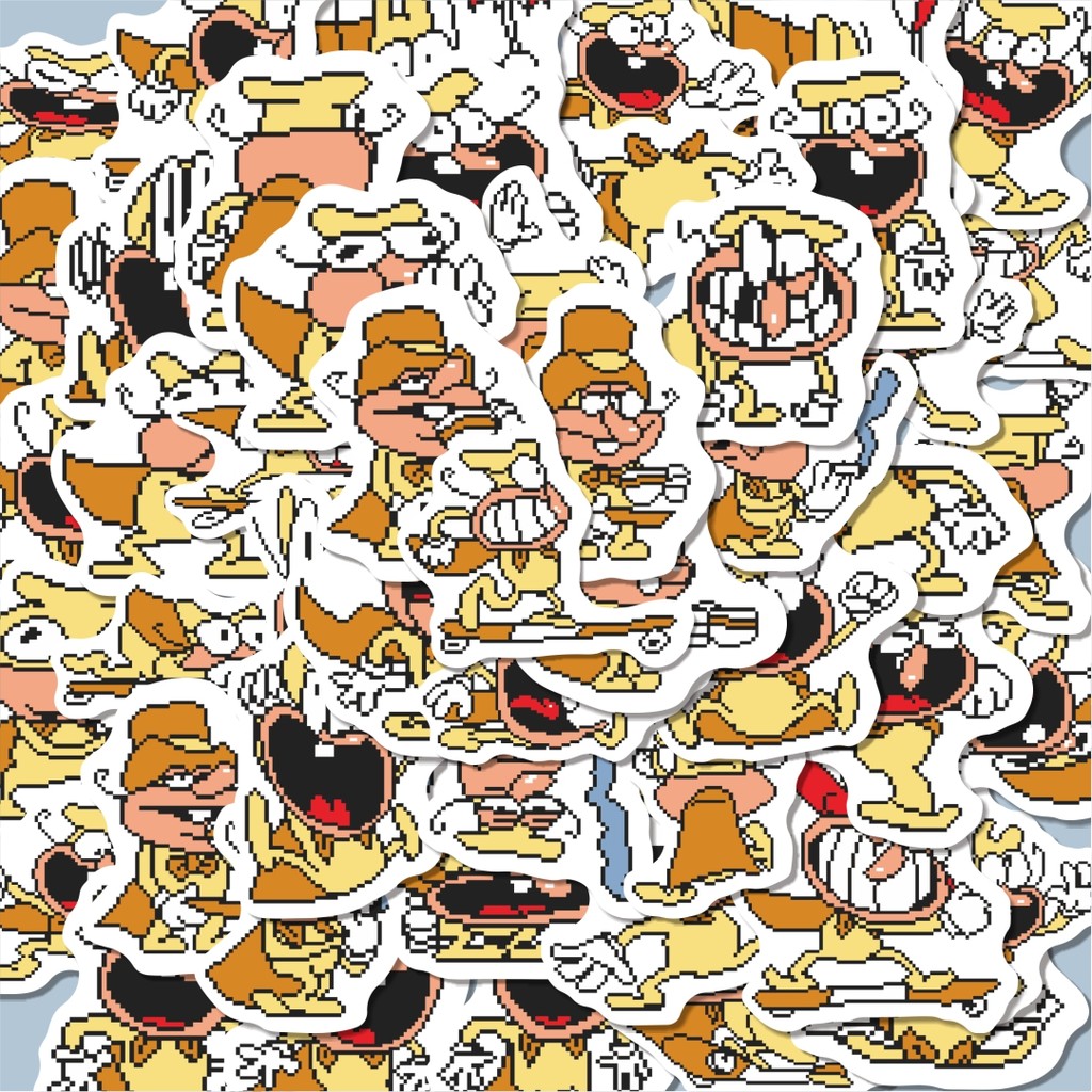 

100PCS Lucu Stiker Pizza Tower V20 Stiker Aesthetic Stiker Anti Air Stikers Berperekat Waterproof sticker decal buat Motor Helm Buku Journal Koper Casing HP Laptop Botol Minum Hadiah anak