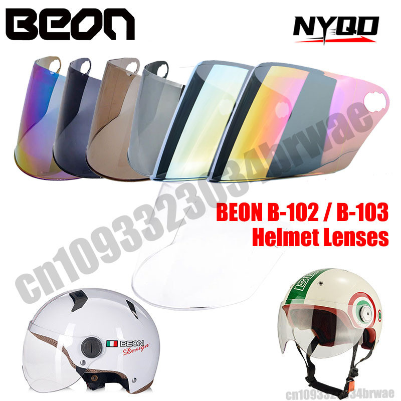 BEON Motorcycle Half Helmet Visor Windproof Shelter Helmets Glasses Goggles for BEON 102 103 Helmets