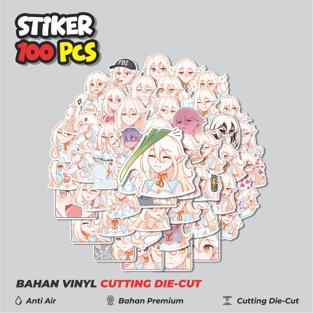 

Terbaru! 50 pcs Stiker IRISH Fairy Girl Cute / gadis peri Dekorasi Lucu Kreatif untuk Notebook, Skateboard, HP