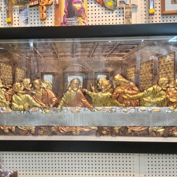 [New Arrival] PIGURA PERJAMUAN KUDUS 3 D 130 X 50