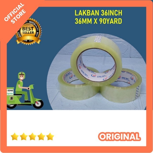 

LAKBAN 36mm X 90yard StarTape