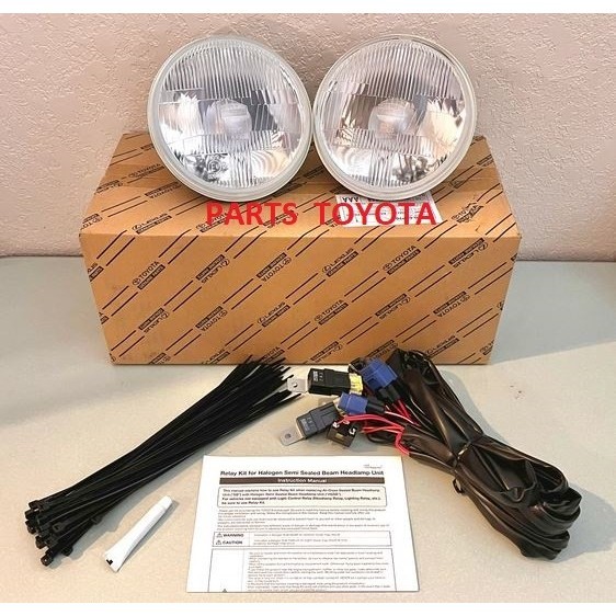 Lampu Depan Headlamp Sealbeam Halogen Hardtop FJ40 BJ40 Asli Original PART NEW