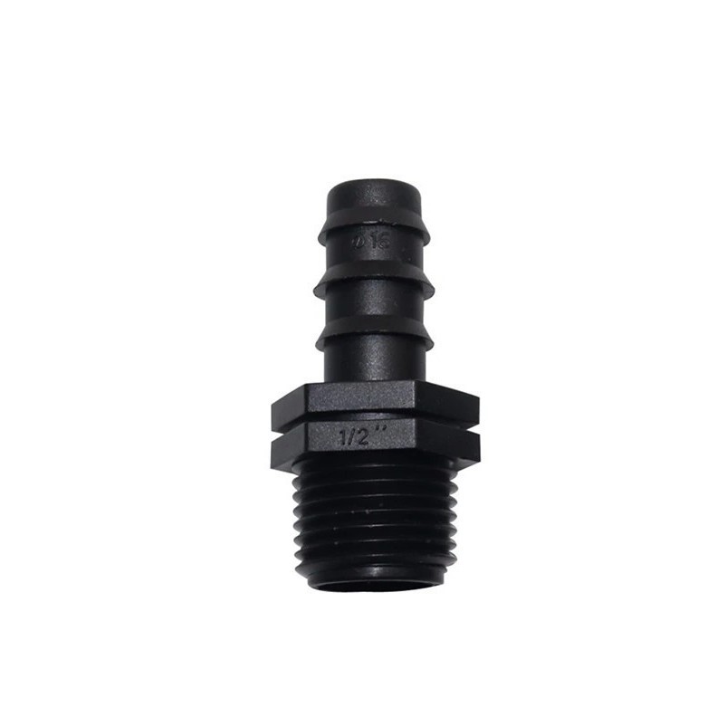 (RLS) Male 1/2" ke Selang 16mm / Male Thread Connector 1/2" to Hose PE 16mm