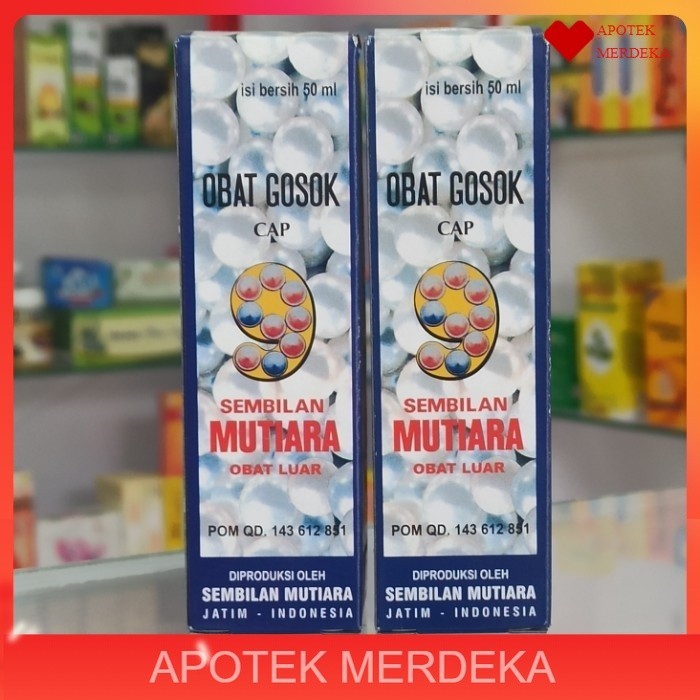 minyak 9 mutiara 50 ml
