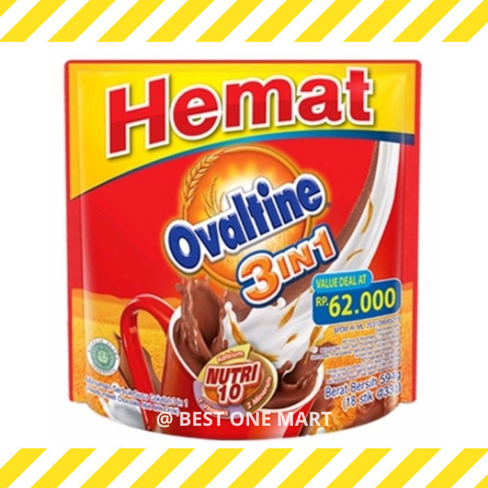 

Ovaltine 3 in 1 3in1 Rasa Coklat / Malt Drink Chocolate