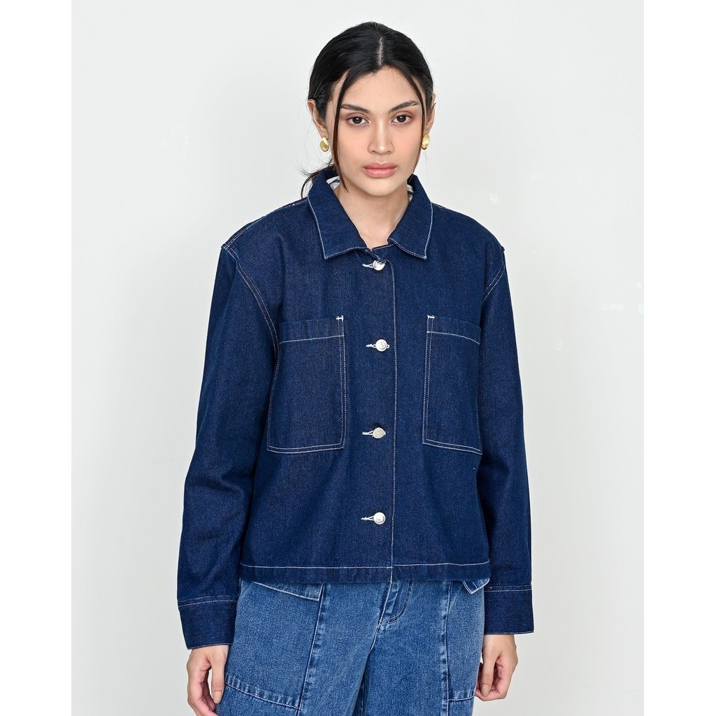 Geulis.id x Paula Verhoeven / KNOX DENIM JACKET / JAKET DENIM WANITA