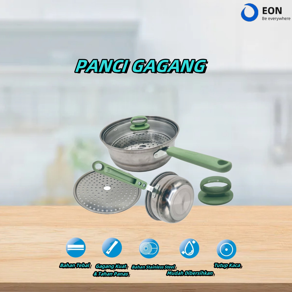 Eon PANCI SUSU / PANCI SUSU + KUKUSAN / PANCI SERBAGUNA / PANCI 18CM & 20CM / PANCI SUSU TUTUP KACA 