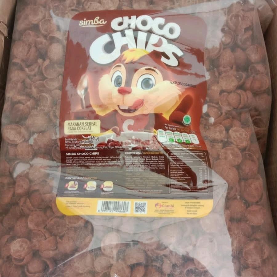 

Choco Chips Simba Bulky 950 Gram Cokelat Lampung Free Dus Packing
