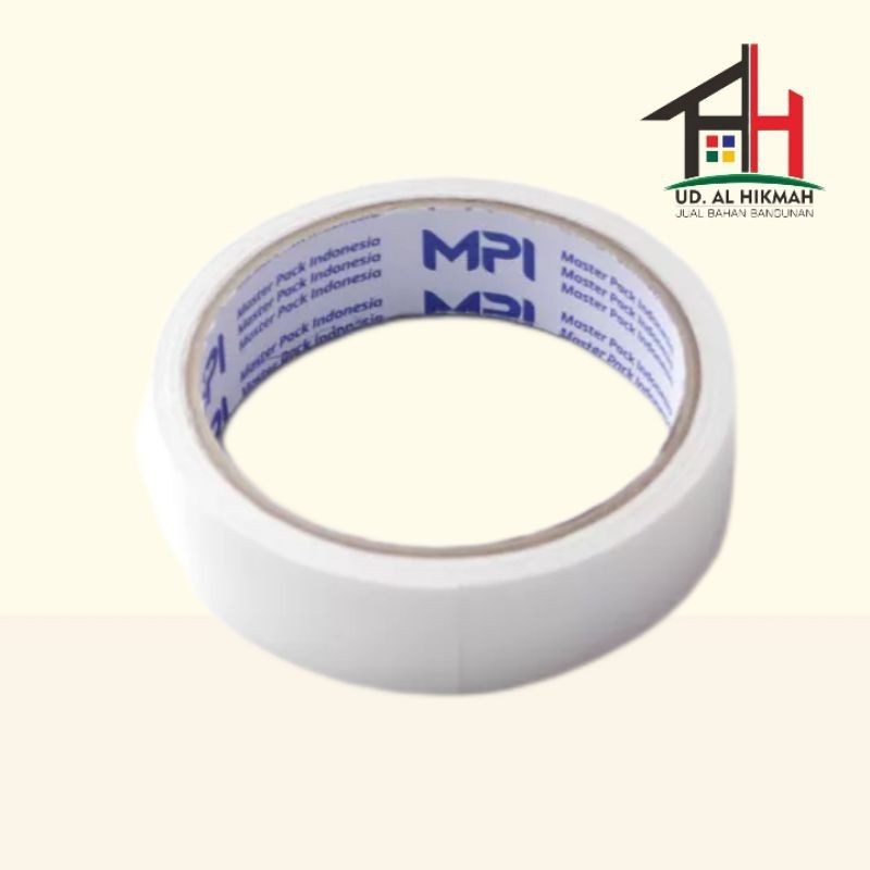 

DOUBLE TAPE KERTAS 24 MM 1 INCH MASTER PACK INDONESIA - DOUBLE TAPE 24MM MPI