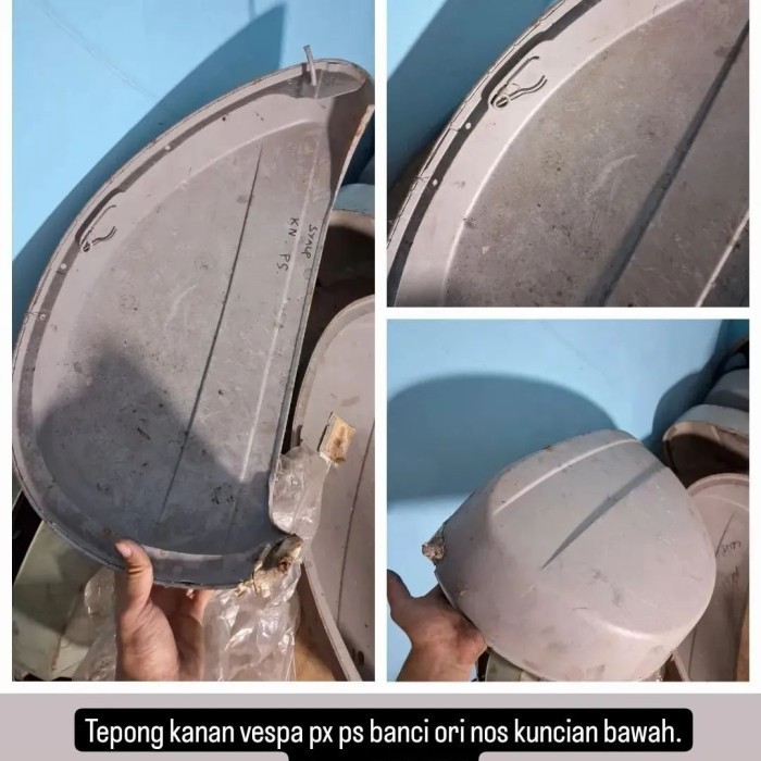 tepong kanan vespa px ps banci original nos utuh bagus cakep