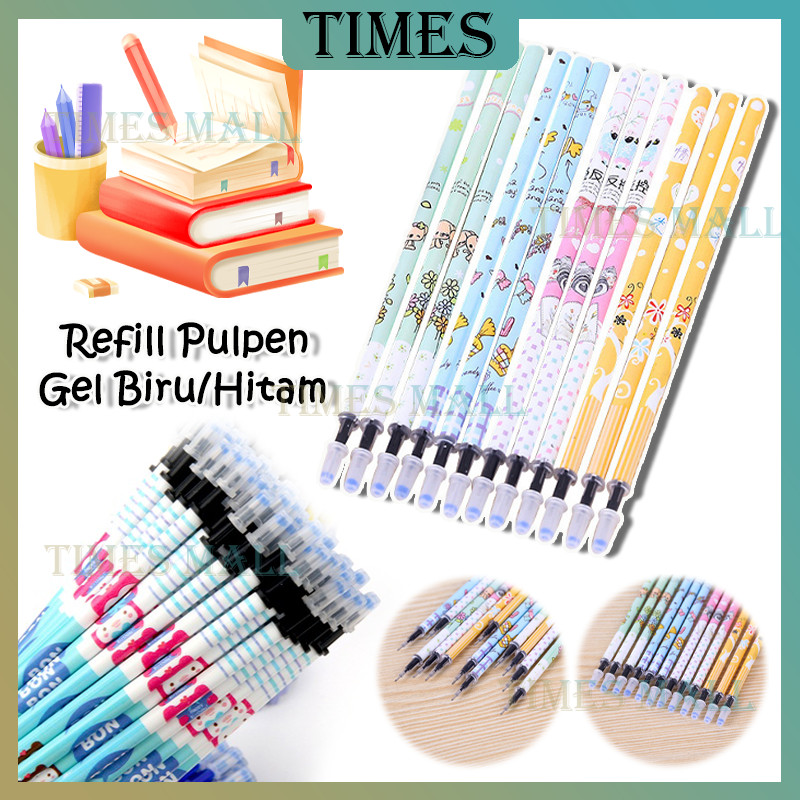 

[1 PCS] Refill Pulpen Gel / Refil Tinta Pulpen Gen Karakter /Refill Tinta Pulpen Cair / Refill Jel Isi Ulang Pen Biru/Hitam/Refill Tinta Pena Cair 0.5MM