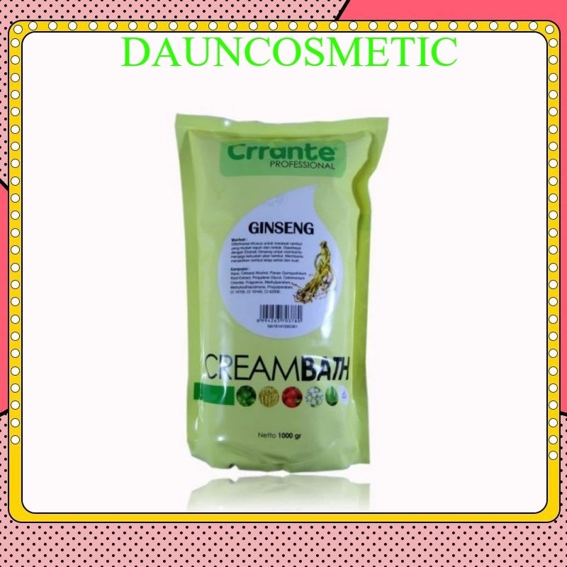 Crrante Creambath Refill Ginseng -1kg / -1000gr