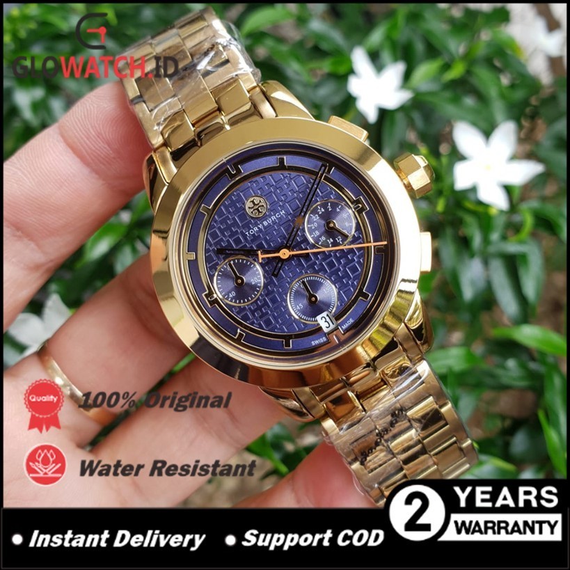 [Promo] Jam Tangan Wanita Tory Burch TBW1013 / TBW-1013 Summer Newness  Original (Garansi 2 tahun) /