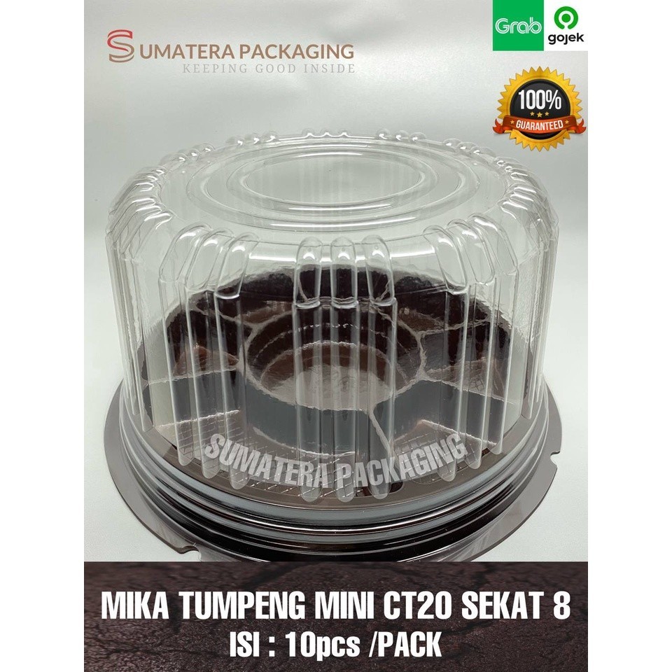 MIKA TUMPENG MINI COKLAT CT20 SEKAT 8 ISI 10PCS TRAY TUMINI MEDAN GROSIR