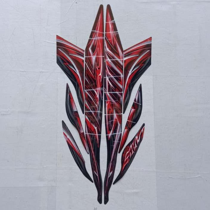 STIKER STRIPING STANDART MIO SOUL 2011 LIS BODY MOTOR MIO SOUL 2011 TERMURAH