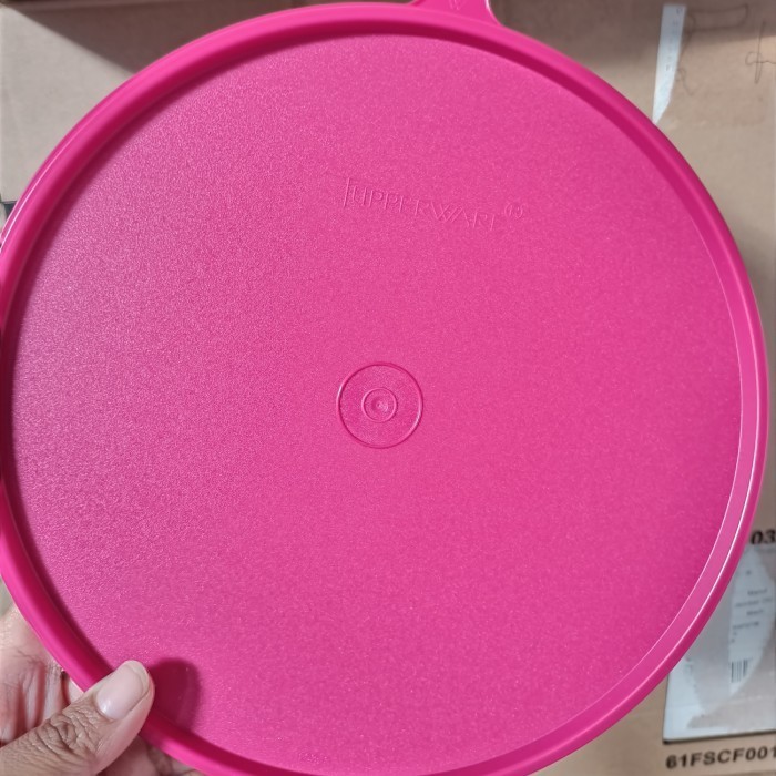 tutup toples Tupperware 8,4 ltr/seal Giant canister - dark pink