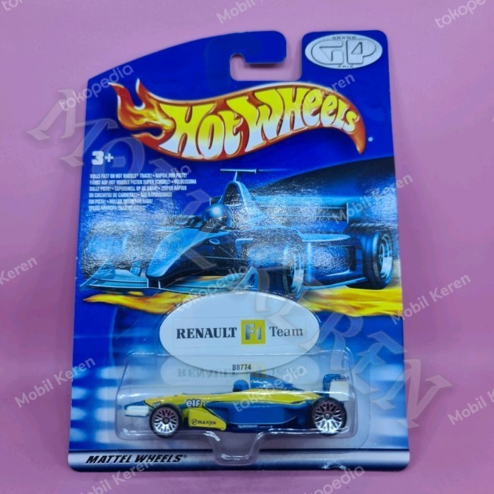 EL99 Hot Wheels Grand Prix Renault F1 Team Blue