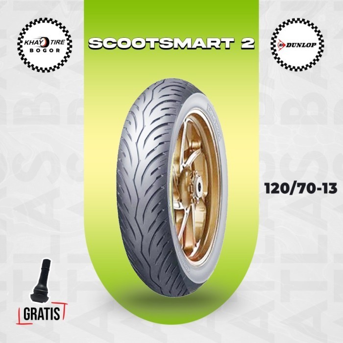 Ban Depan Motor YAMAHA NMAX - DUNLOP SCOOTSMART 120/70-13 Tubeless