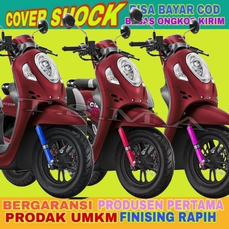 Aksesoris Motor Scoopy All Scoopy Cover Shock