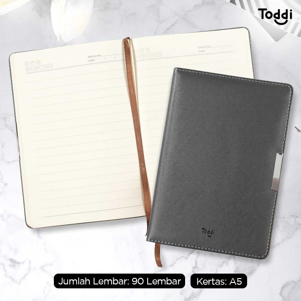 

Toddi Buku Jurnal Hardcover Notebook Diary A5 180 Halaman Grid - 1623