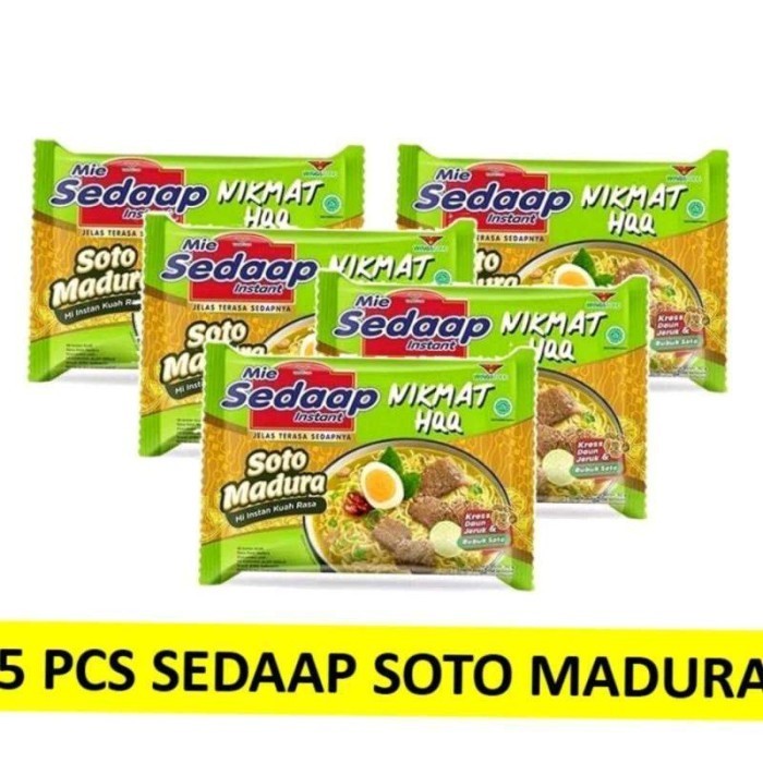 

Mie sedaap soto Madura per 5 pcs